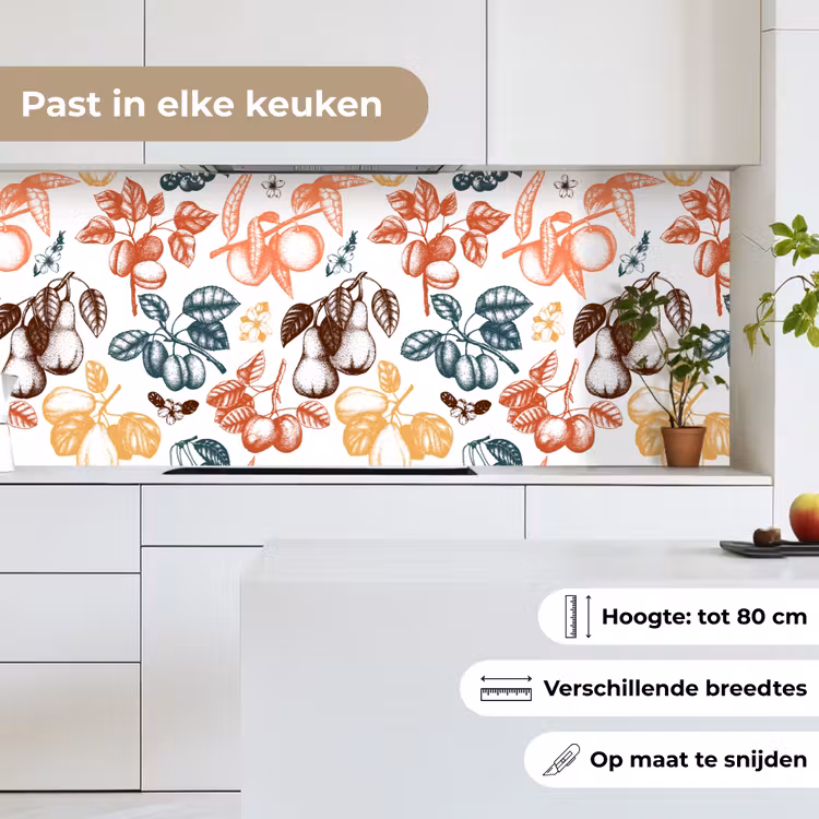 Fruit - Vintage - Boom - Design keuken achterwand 2 middel 871 -sfeer4_NL