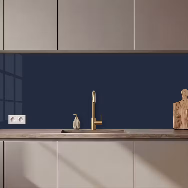 Geldersblauw - Blauw - Klassiek keuken achterwand 2 middel 871 zz_3dshopping