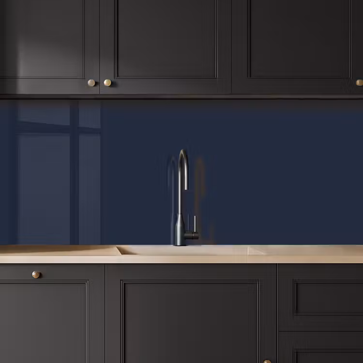 Geldersblauw - Blauw - Klassiek keuken achterwand 2 middel 871 -sfeer1
