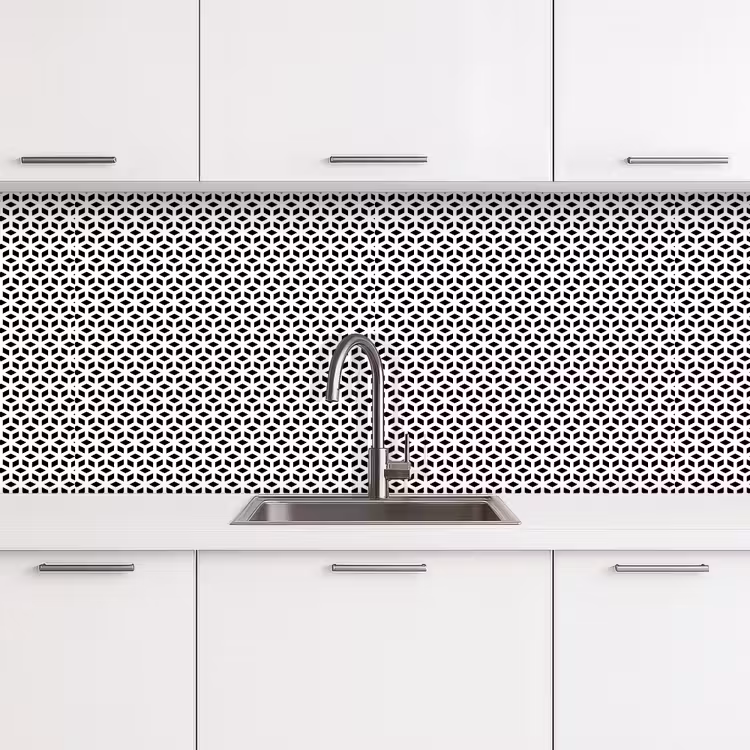 Geometrie - Lijn - Abstract - Patroon keuken achterwand 2 middel 871 -3d