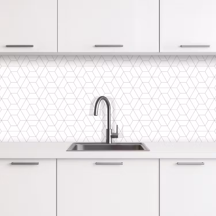 Geometrie - Lijn - Patroon keuken achterwand 2 middel 871 -3d