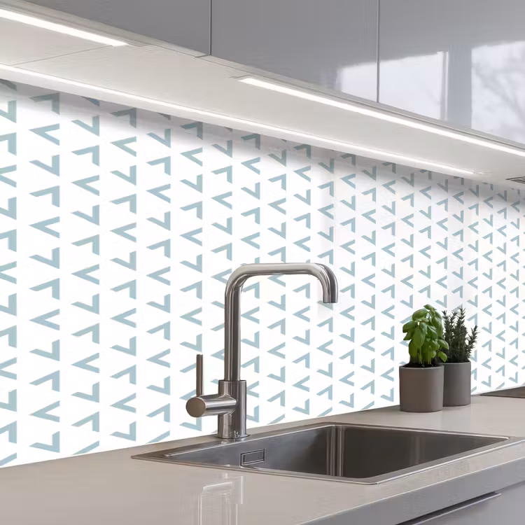 Geometrie - Patronen - Abstract keuken achterwand 2 middel 871 -3d_schuin