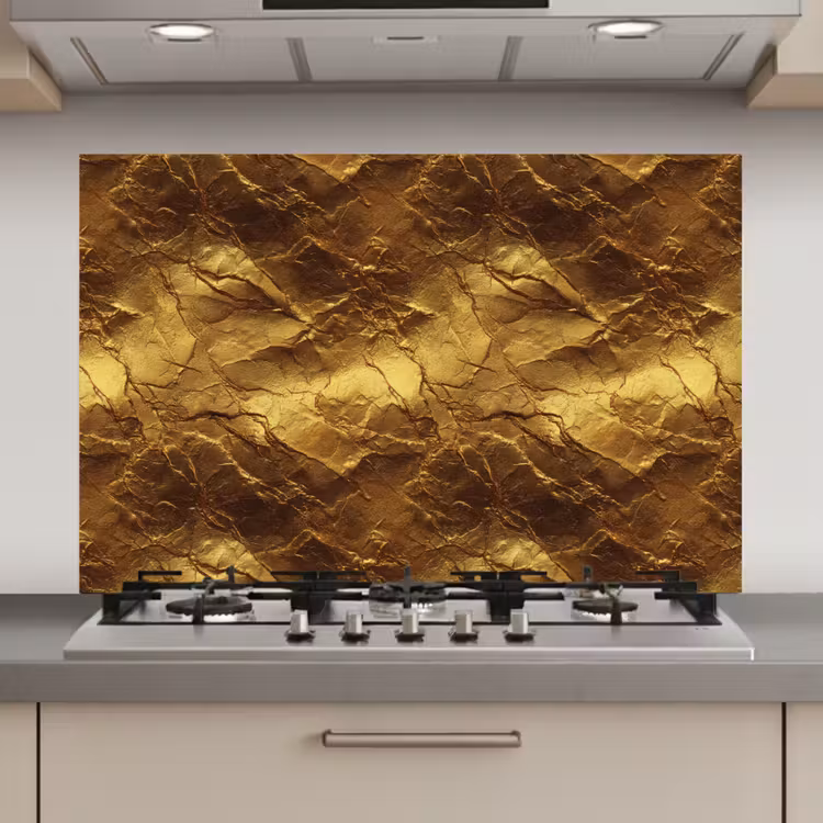 Bladgoud - Textuur - Goud keuken achterwand spatscherm klein 900 -3d_website