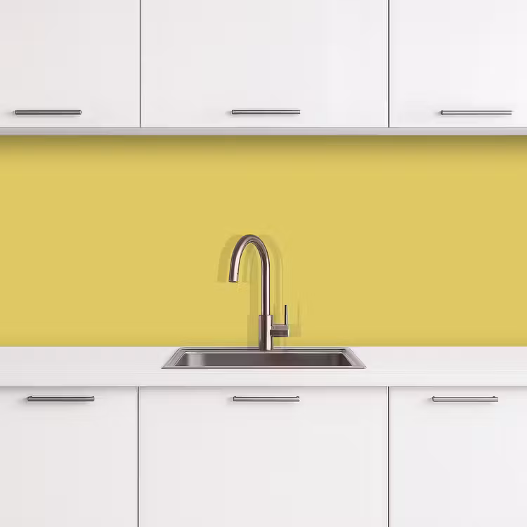 Golden - Ochre - Geel keuken achterwand 2 middel 871 -3d
