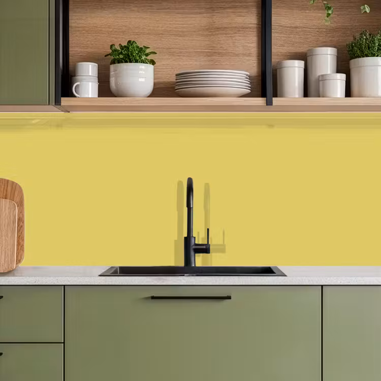 Golden - Ochre - Geel keuken achterwand 2 middel 871 -sfeer3
