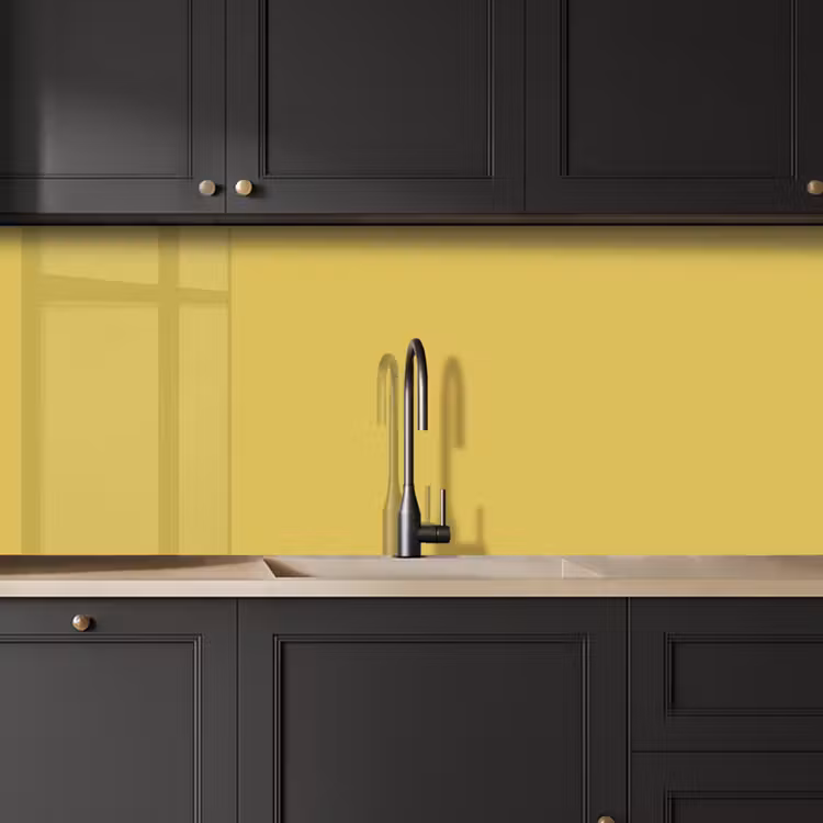 Golden - Victory - Geel keuken achterwand 2 middel 871 -sfeer1