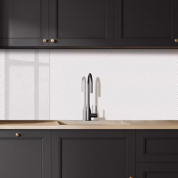 Grafisch - Patroon - Modern keuken achterwand 2 middel 871 -sfeer1