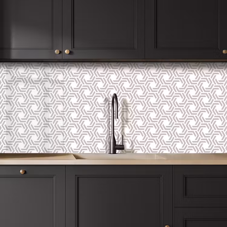 Grafisch - Patroon - Modern keuken achterwand 2 middel 871 -sfeer1