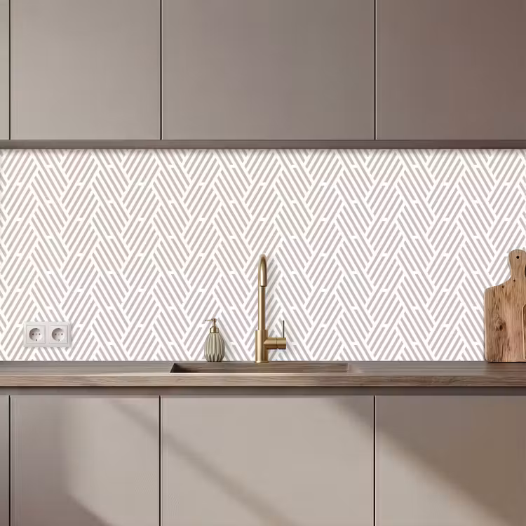 Grafisch - Patroon - Modern - Strepen keuken achterwand 2 middel 871 zz_3dshopping