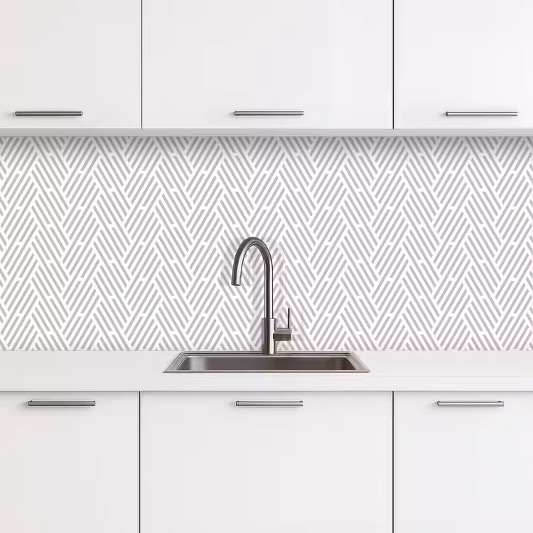 Grafisch - Patroon - Modern - Strepen keuken achterwand 2 middel 871 -3d