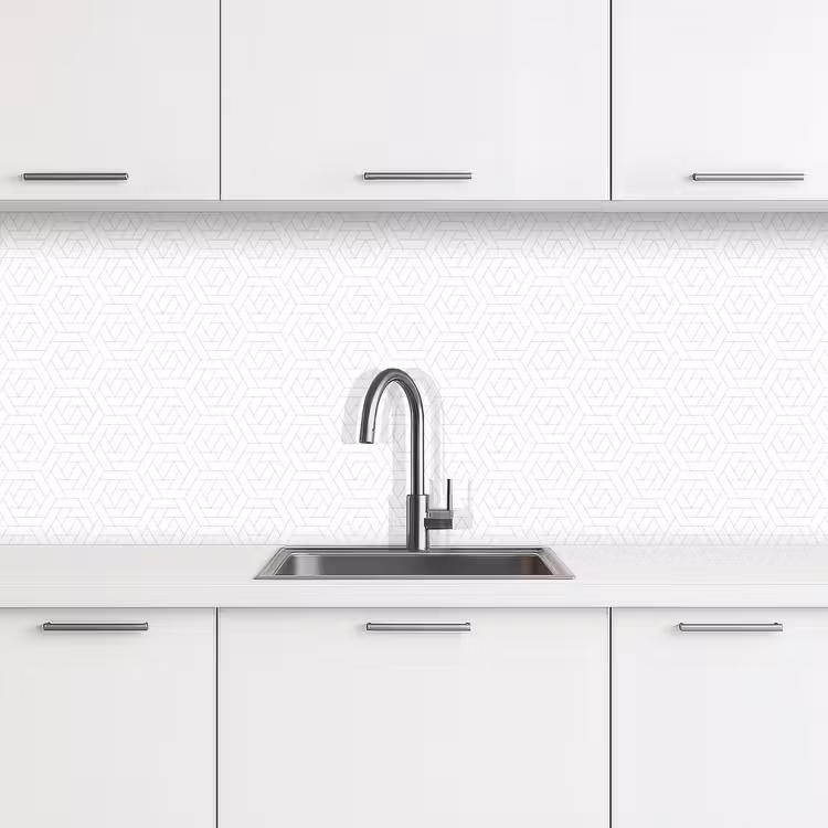 Grafisch - Patroon - Modern - Tegels keuken achterwand 2 middel 871 -3d