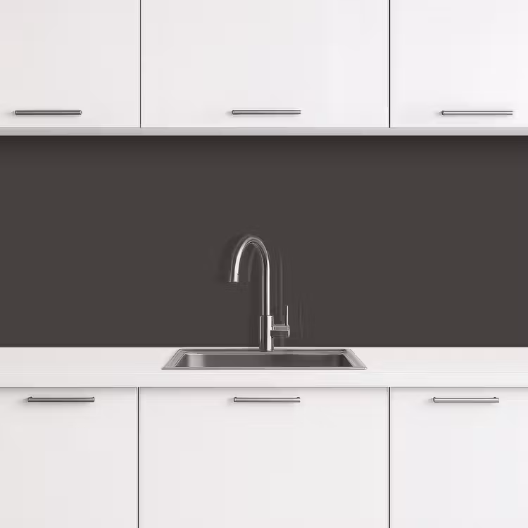 Grijs - Kleuren - Effen keuken achterwand 2 middel 871 -3d