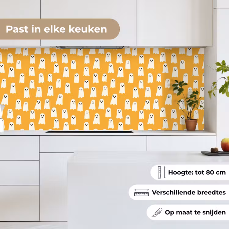 Halloween - Spookjes - Oker keuken achterwand 2 middel 871 -sfeer4_NL