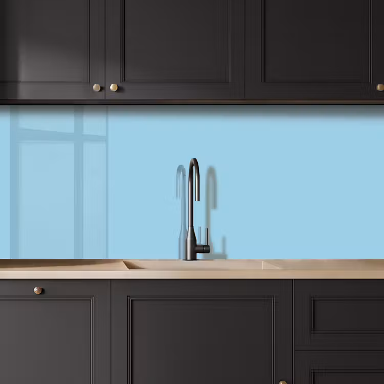 Ice - Blue - Blauw keuken achterwand 2 middel 871 -sfeer1