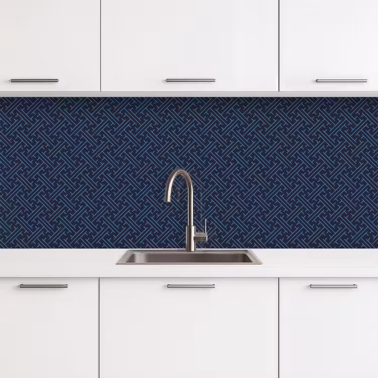 Japans - Patronen - Geometrie keuken achterwand 2 middel 871 -3d