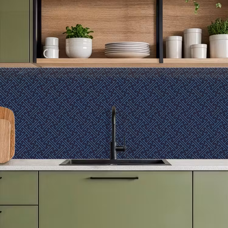 Japans - Patronen - Geometrie keuken achterwand 2 middel 871 -sfeer3