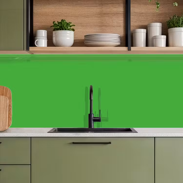 Kelly - Green - Groen keuken achterwand 2 middel 871 -sfeer3
