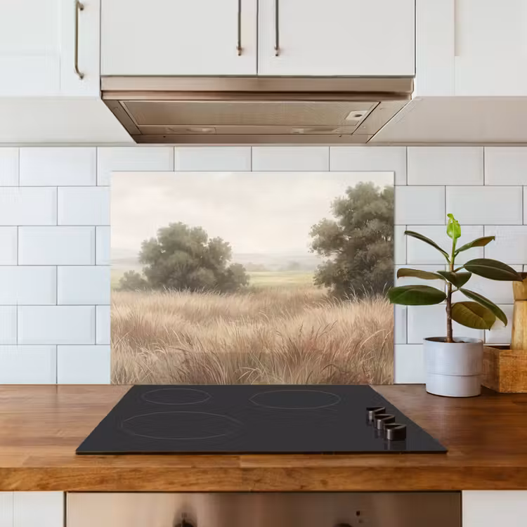 Landschap - Minimalistisch - Beige keuken achterwand 2 middel -sfeer4_NL