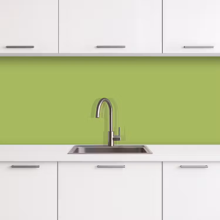 Lime - Glow - Groen keuken achterwand 2 middel 871 -3d