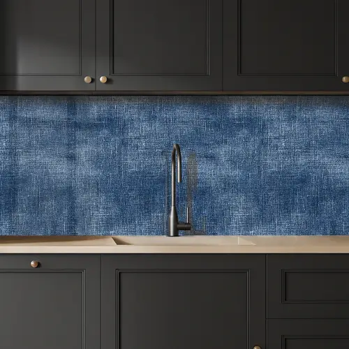 Linnen - Textuur - Patroon - Denim - Rustiek keuken achterwand 2 middel 871 -sfeer1