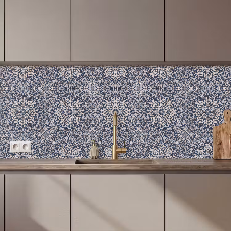 Mandala - Bloemen - Vintage - Patronen keuken achterwand 2 middel 871 zz_3dshopping