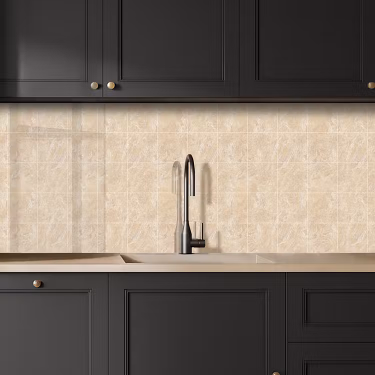 Marmer - Tegels - Beige keuken achterwand 2 middel 871 -sfeer1