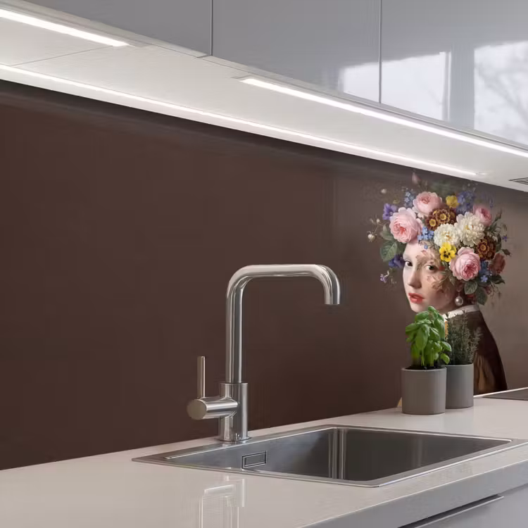 Meesterwerk - Modern - Kleurrijk keuken achterwand 2 middel -3d_schuin