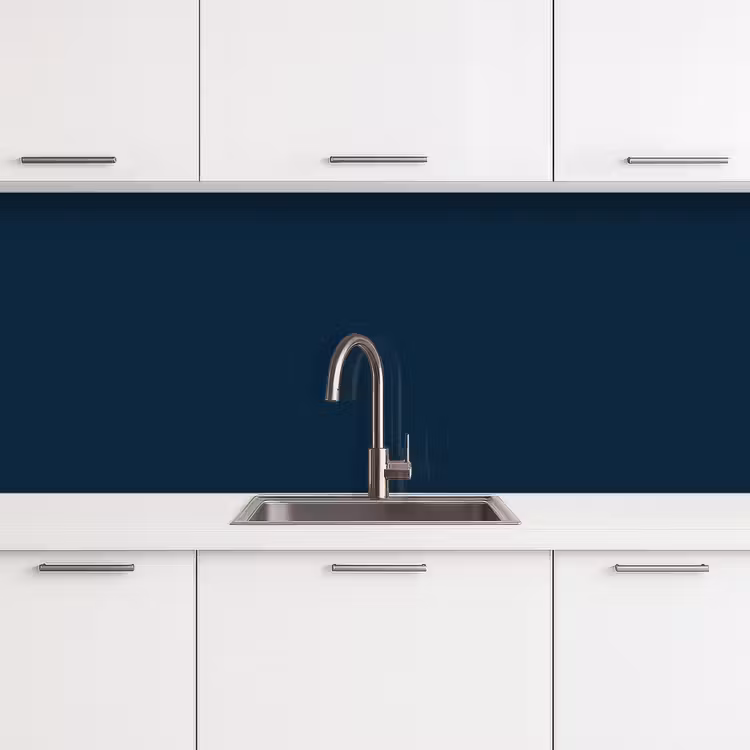 Midnight - Blue - Blauw keuken achterwand 2 middel 871 -3d