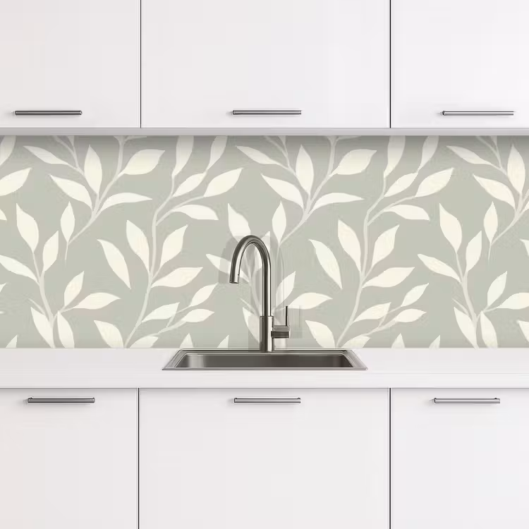 Minimalistisch - Patroon - Groen keuken achterwand 2 middel 871 -3d