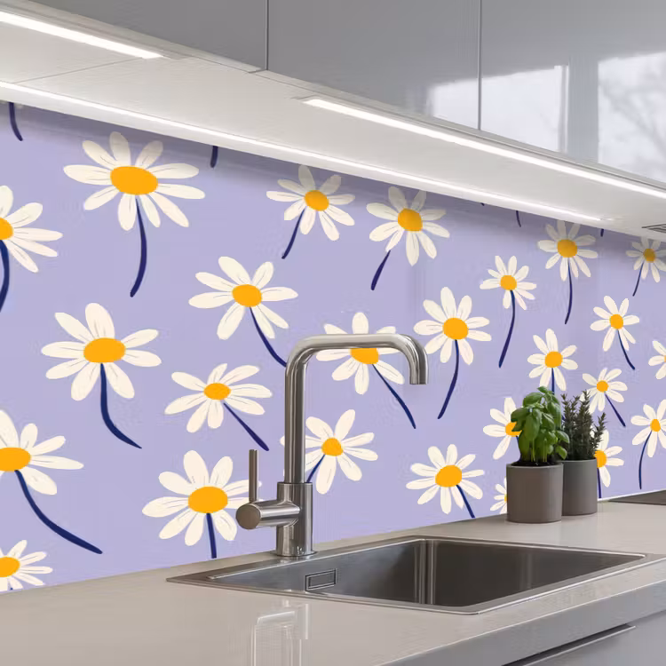 Modern - Madelief - Paars keuken achterwand 2 middel 871 -3d_schuin