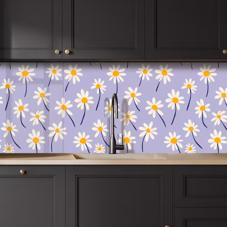 Modern - Madelief - Paars keuken achterwand 2 middel 871 -sfeer1