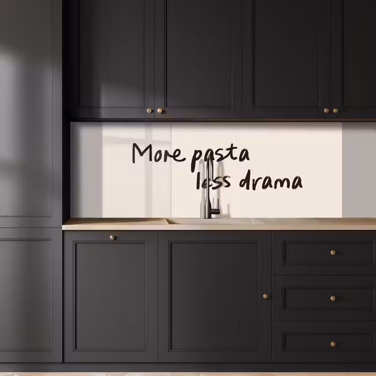 More pasta less drama keuken achterwand 2 middel -sfeer1