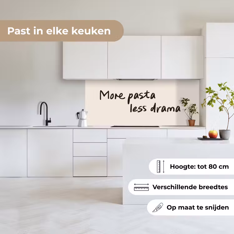 More pasta less drama keuken achterwand 2 middel -sfeer4_NL