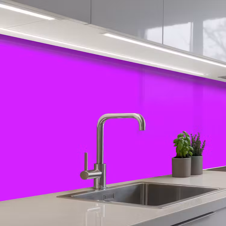 Neon - Orchid - Paars keuken achterwand 2 middel 871 -3d_schuin