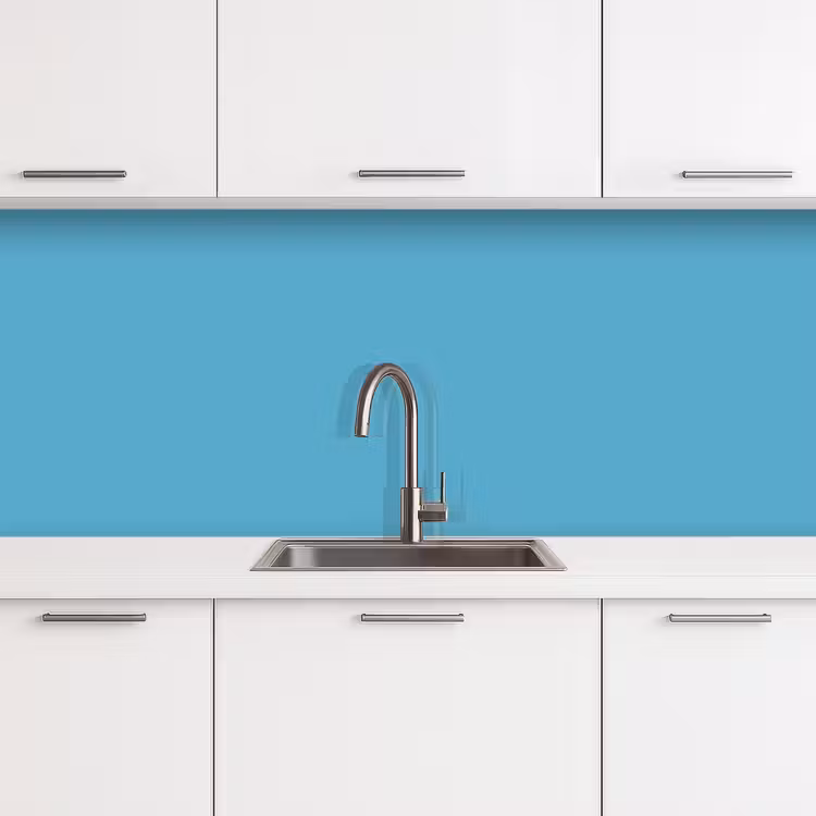 Ocean - Teal - Blauw keuken achterwand 2 middel 871 -3d