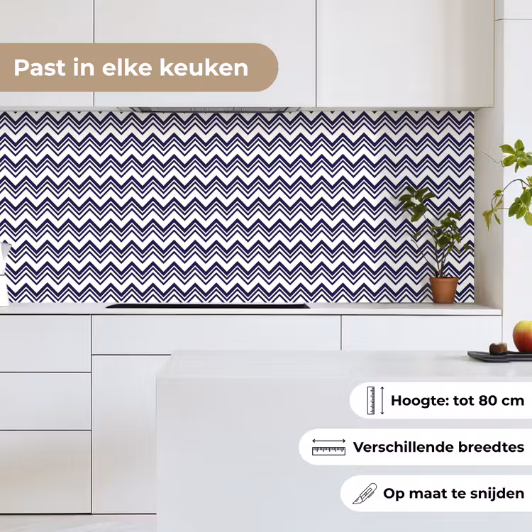 Oceaan - Golven - Blauw - Wit keuken achterwand 2 middel 871 -sfeer4_NL