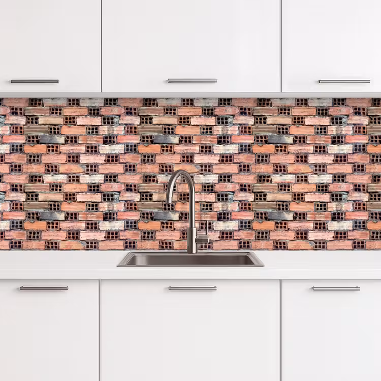 Oud - Stenen - Muur keuken achterwand 2 middel 871 -3d