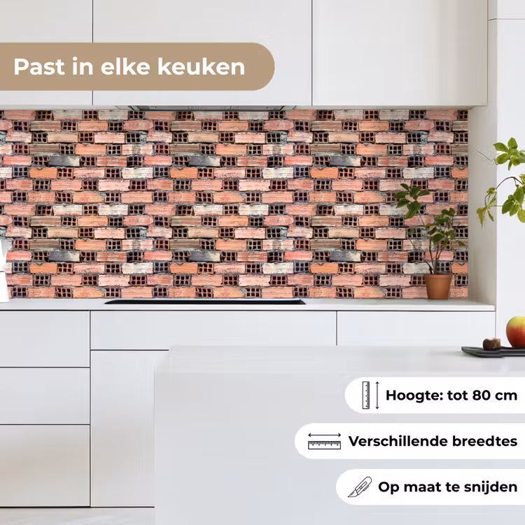 Oud - Stenen - Muur keuken achterwand 2 middel 871 -sfeer4_NL