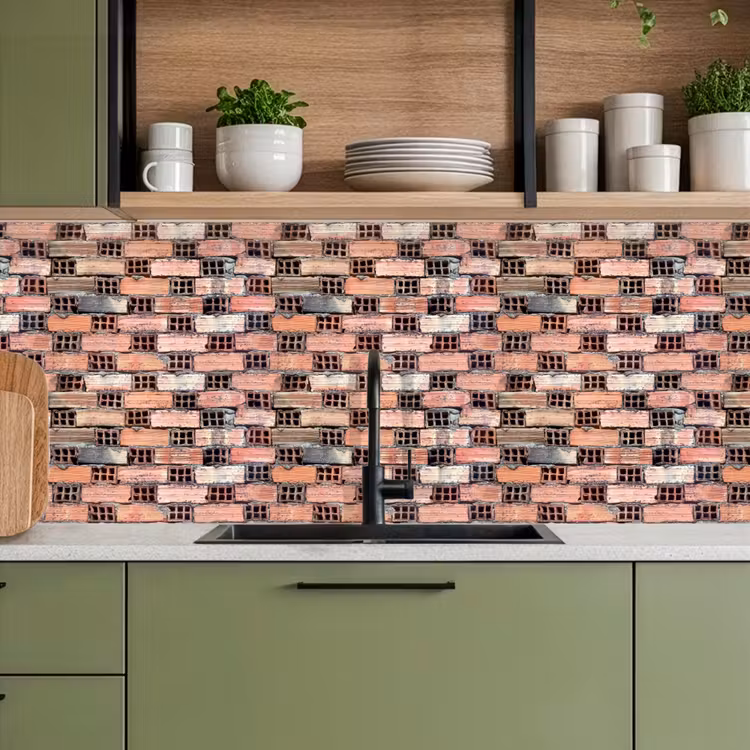 Oud - Stenen - Muur keuken achterwand 2 middel 871 -sfeer3