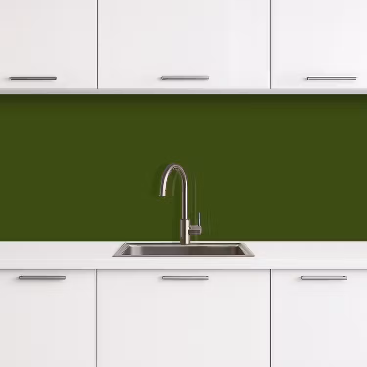 Olive - Drab - Groen keuken achterwand 2 middel 871 -3d