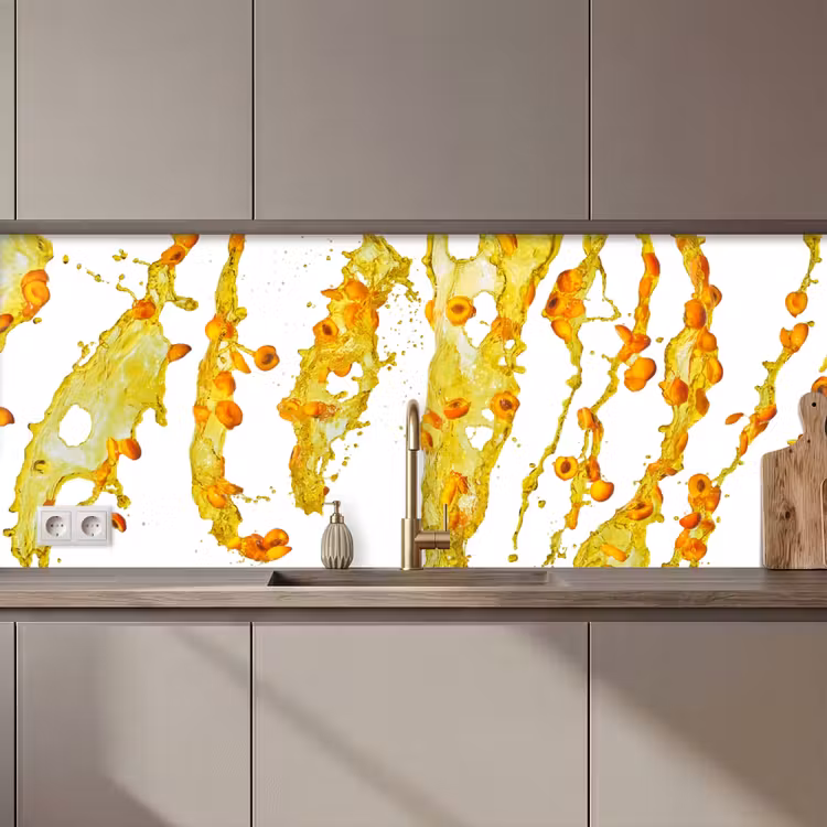 Oranje - Geel - Splash - Fruit keuken achterwand 2 middel zz_3dshopping
