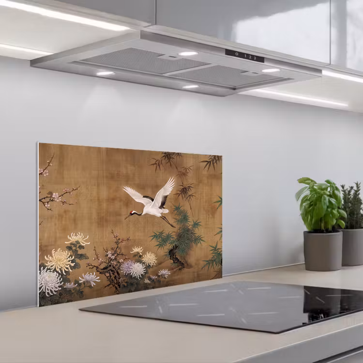 Oosters - Elegant - Kleurrijk keuken achterwand 2 middel -3d
