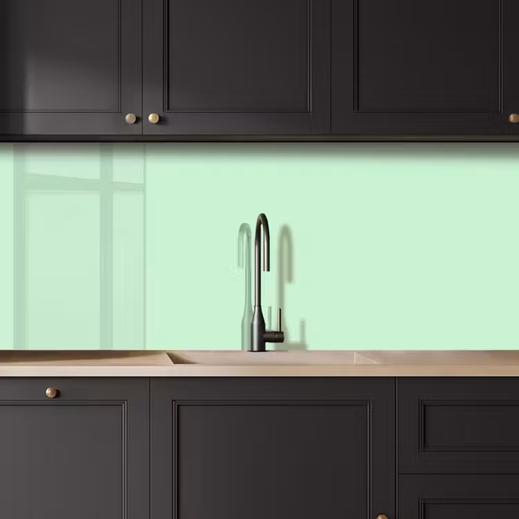 Pale - Mint - Groen keuken achterwand 2 middel 871 -sfeer1