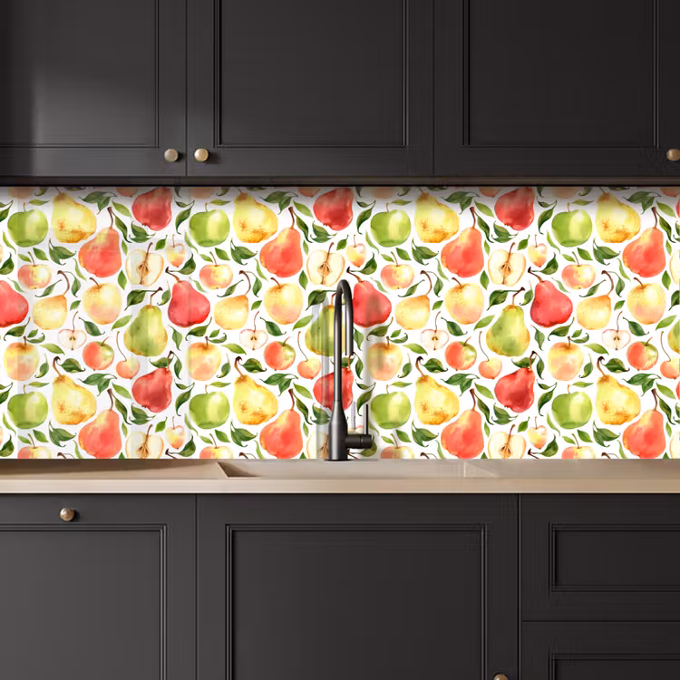 Patroon - Appels - Peren keuken achterwand 2 middel 871 -sfeer1