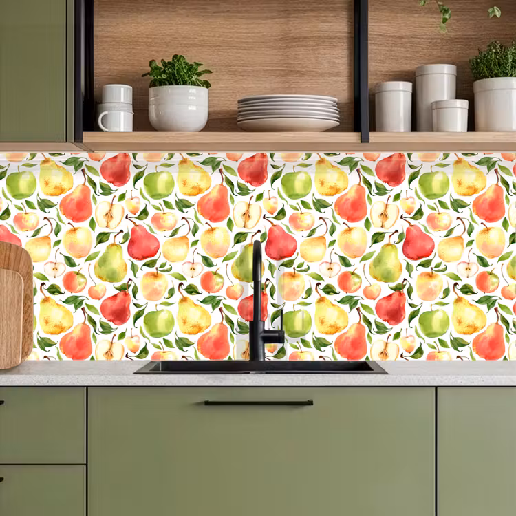 Patroon - Appels - Peren keuken achterwand 2 middel 871 -sfeer3