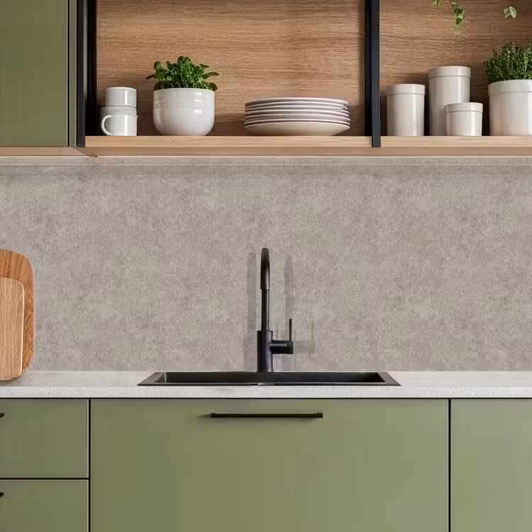 Patroon - Beton - Grijs keuken achterwand 2 middel 871 -sfeer3