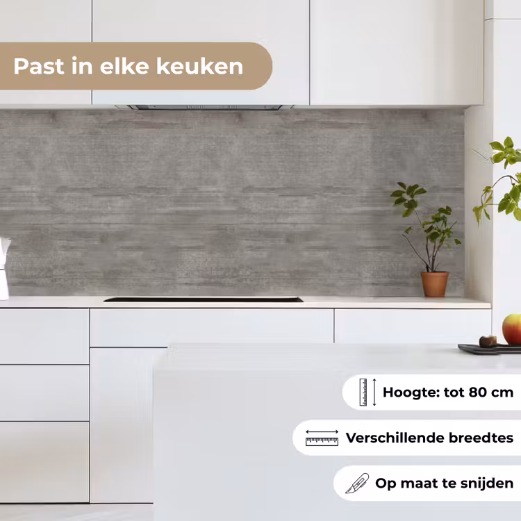 Patroon - Beton - Grijs keuken achterwand 2 middel 871 -sfeer4_NL