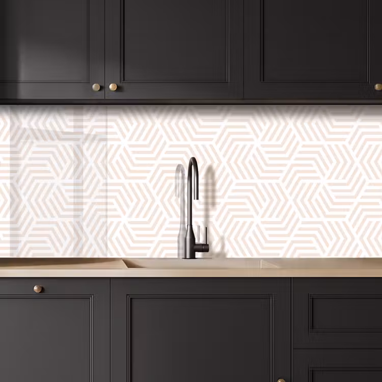 Patroon - Geometrie - Design - Pastel keuken achterwand 2 middel 871 -sfeer1