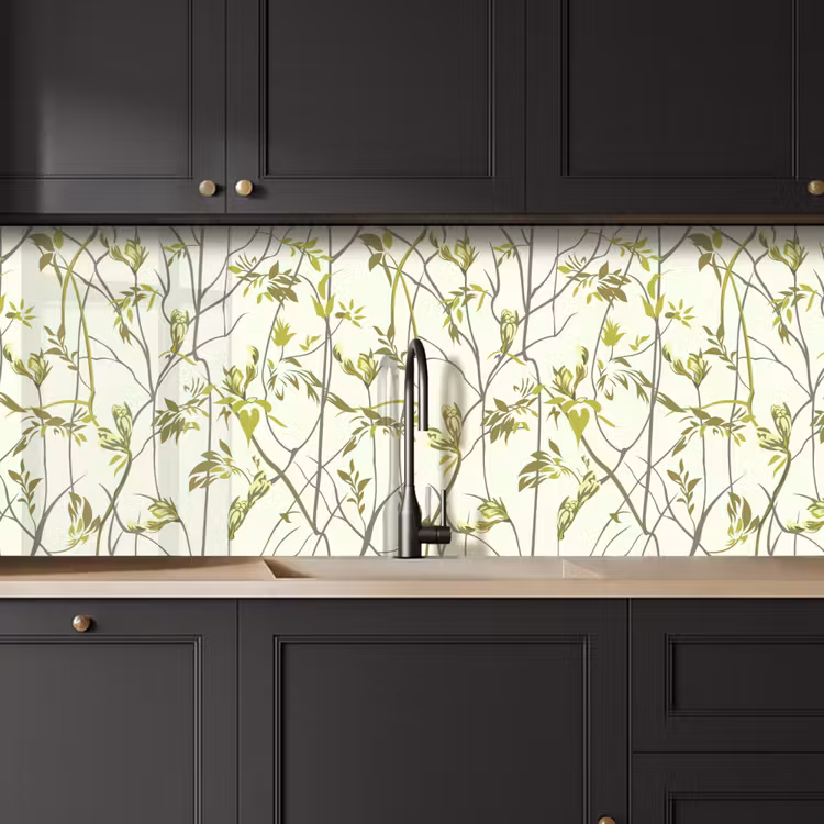 Patroon - Jungle - Planten keuken achterwand 2 middel 871 -sfeer1