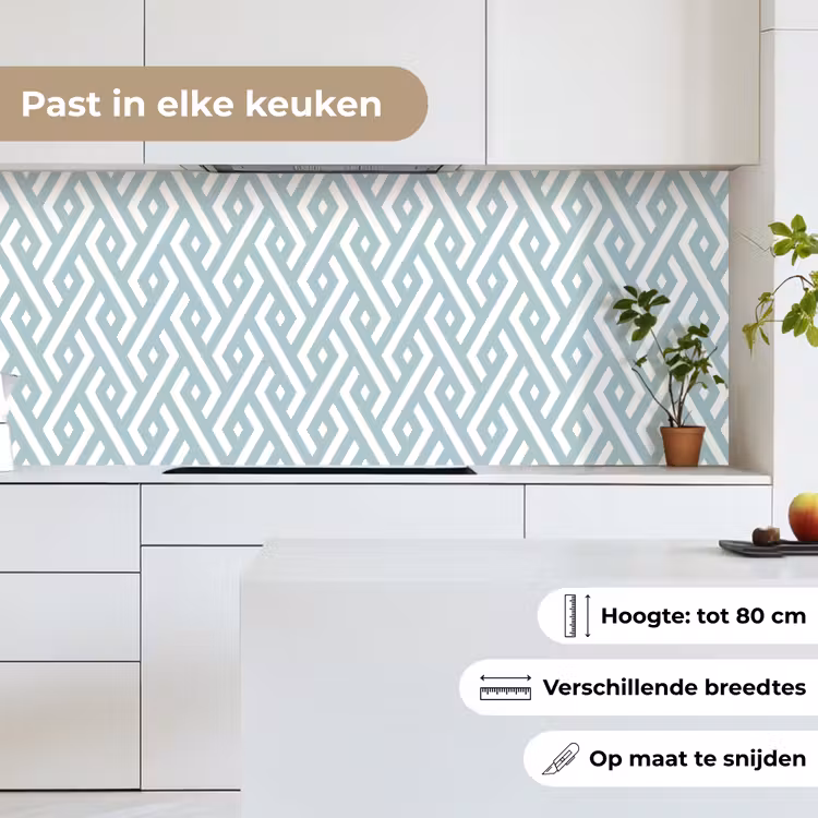 Patronen - Abstract - Geometrie keuken achterwand 2 middel 871 -sfeer4_NL